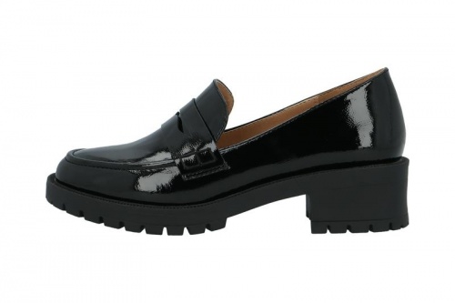 BIAPEARL Simple Penny Loafer Patent Aquarius - Black