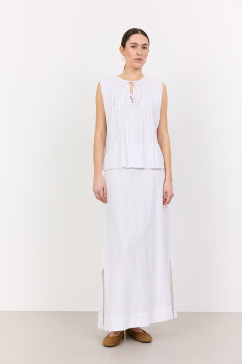 LR-NAJA 49 LINASISALDUSEGA top S25 - L100 - WHITE