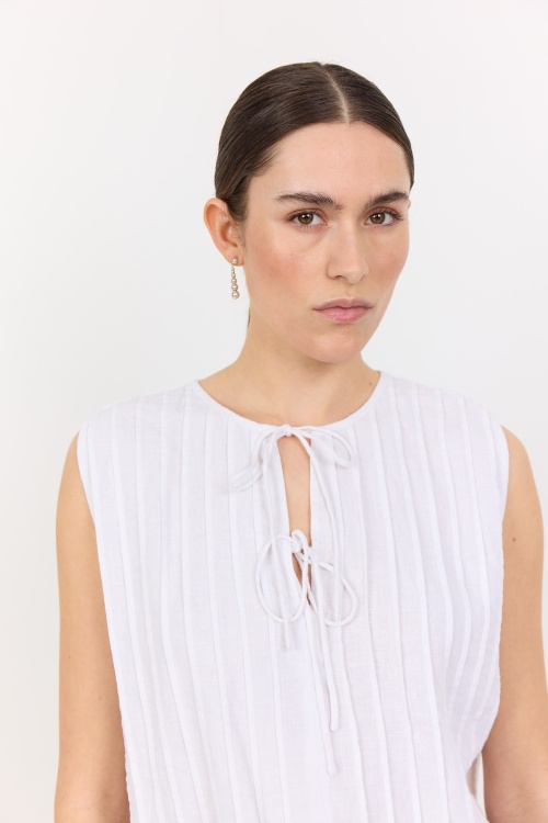 LR-NAJA 49 LINASISALDUSEGA top S25 - L100 - WHITE