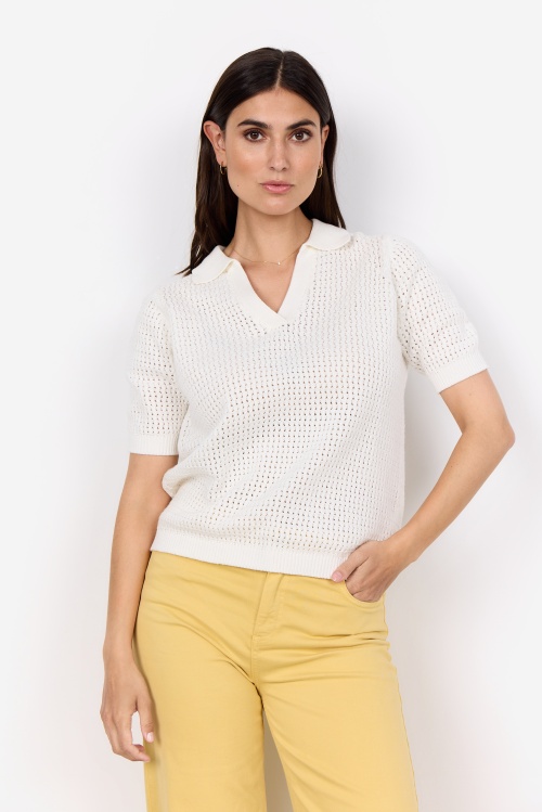 SC-DENEFA 3 pullover MS25 - 1100 OFFWHITE