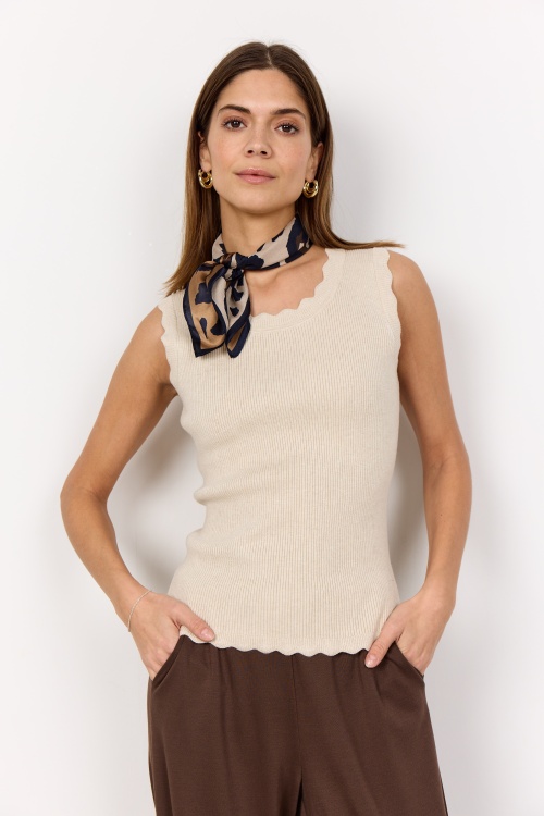 SC-DOLLIE 789 top PF25 - 91620 CREAM MELANGE