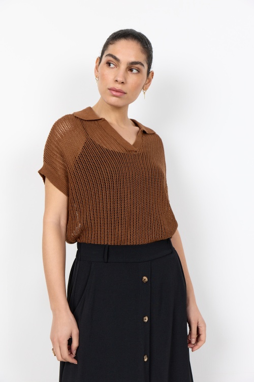 SC-LAURETTE 7 pullover S26 - 8710 TOFFEE
