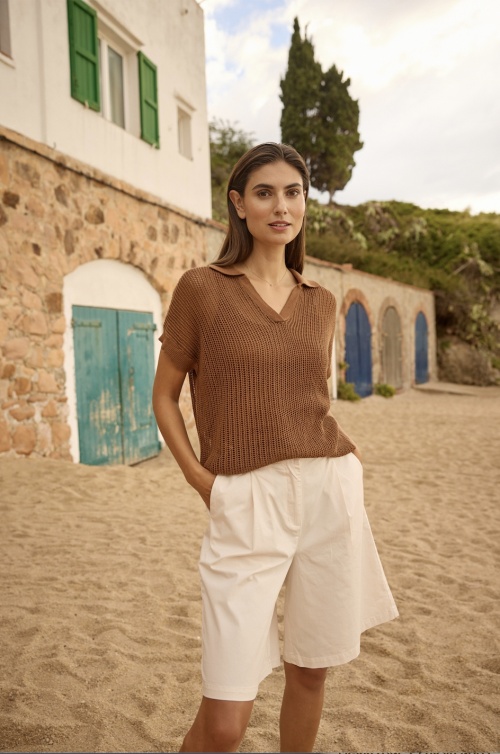 SC-LAURETTE 7 pullover S26 - 8710 TOFFEE