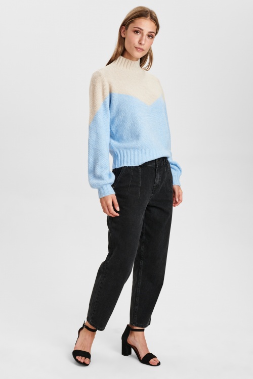 NUCALYPSO pullover LS - 3078 Cashmere Blue
