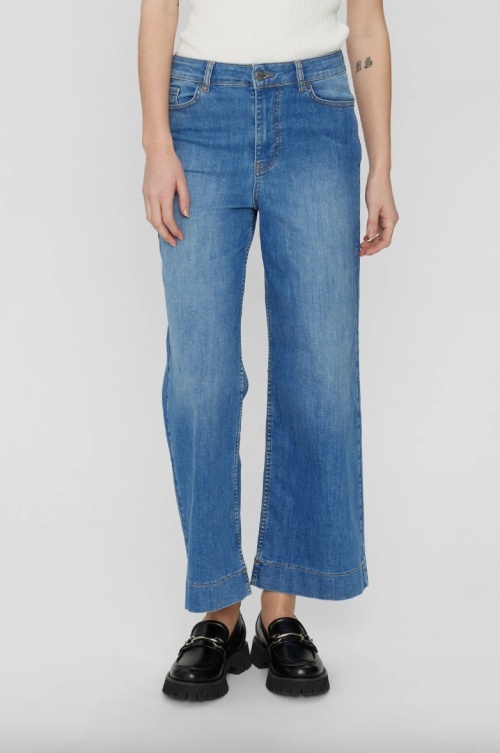 NUPARIS teksapüksid CROPPED LIGHT BLUE - 3010