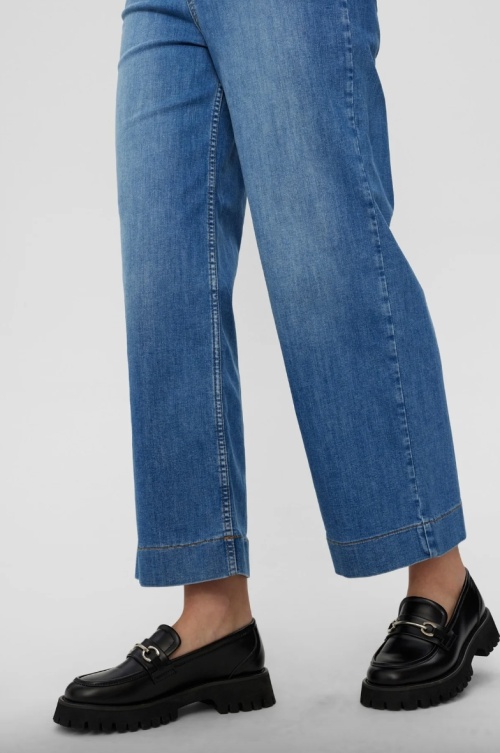 NUPARIS teksapüksid CROPPED LIGHT BLUE - 3010