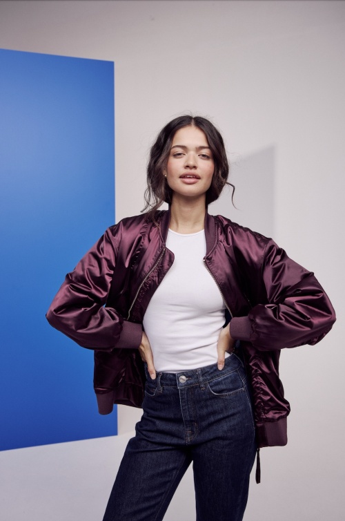 NUFRIA OVERSIZE BOMBER JAKK PF25 - 2721