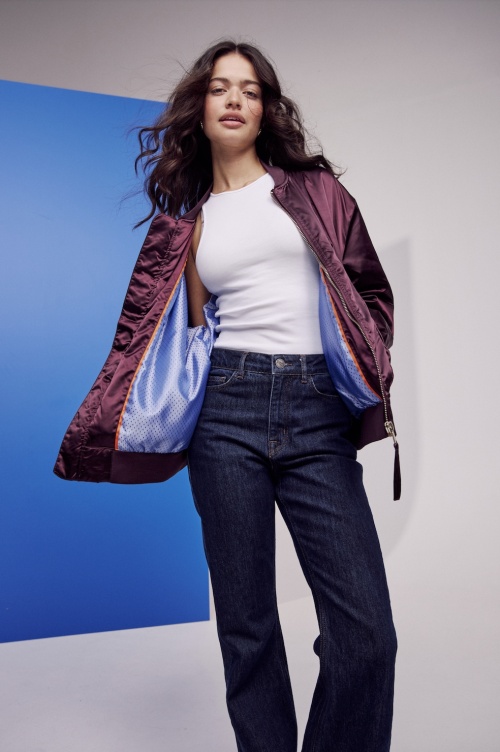 NUFRIA OVERSIZE BOMBER JAKK PF25 - 2721