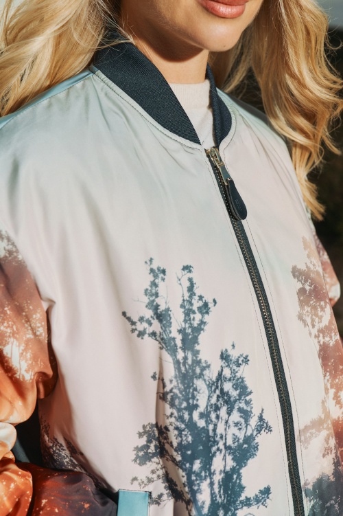 NUDINISA OVERSIZE BOMBER JAKK PF26 - 2730