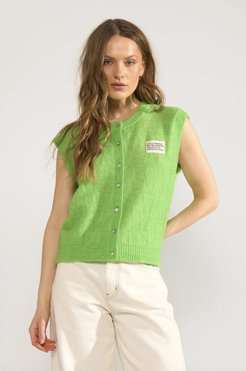 NURIETTE CHECK VEST PF26 - 4111