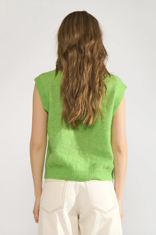 NURIETTE CHECK VEST PF26 - 4111